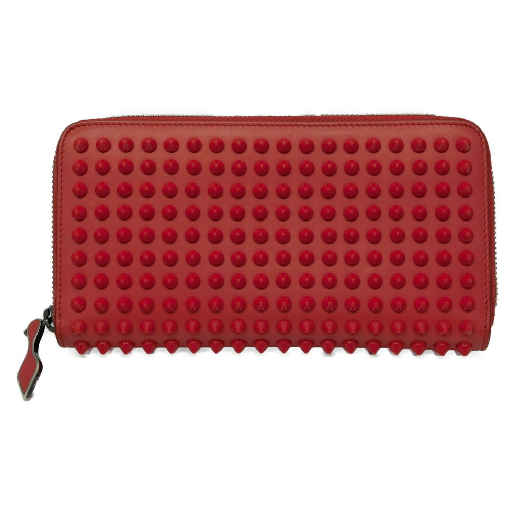 Christian Louboutin Spike Studs Long Wallet Red
